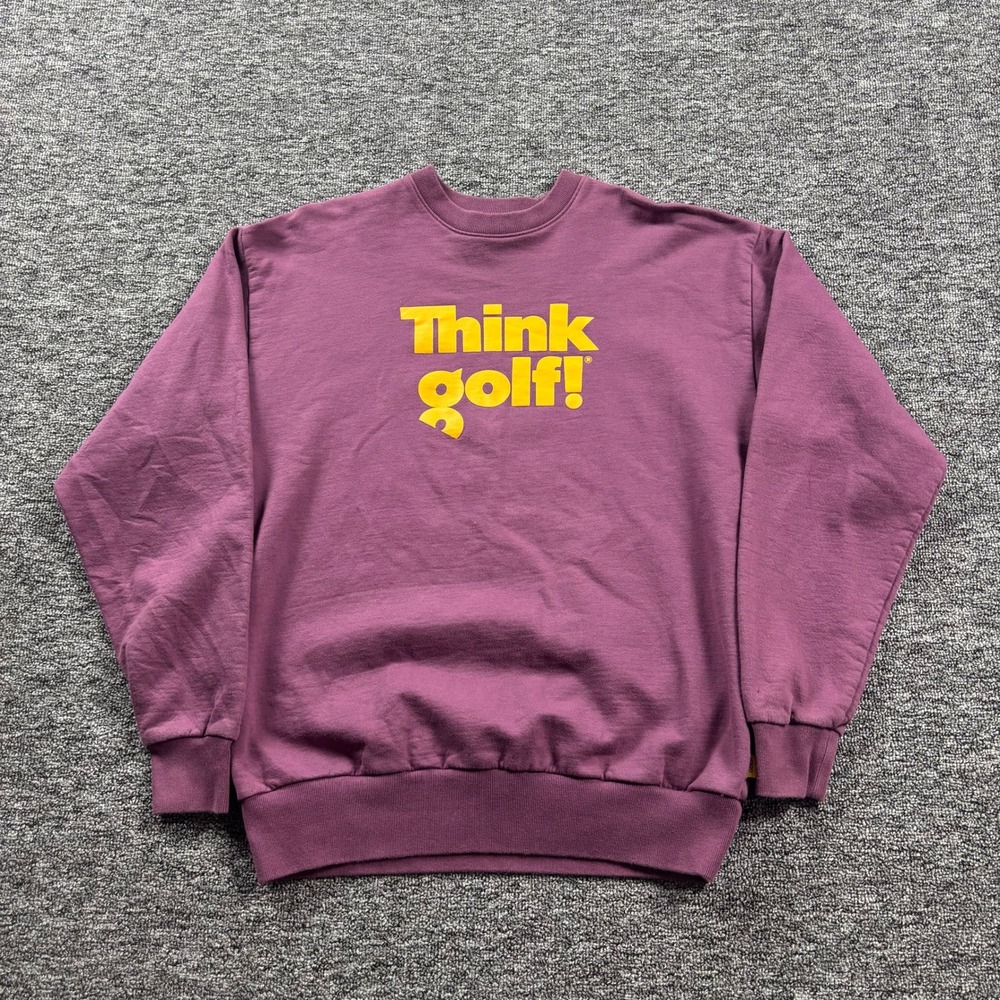 Golf Wang Think Golf Graphic Heavyweight Purple Sweatshirt Size Medium